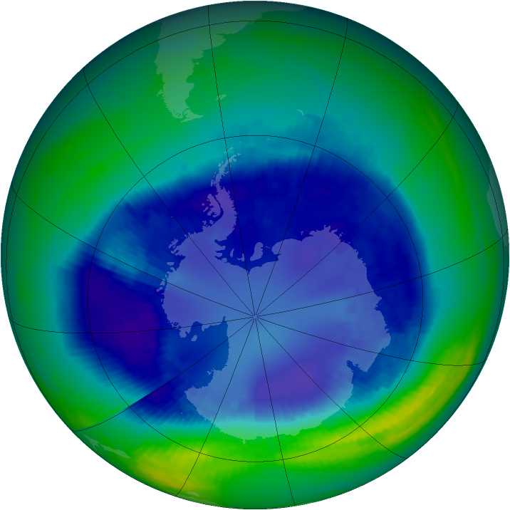 Ozone Map 2003-08-31